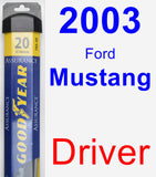 Driver Wiper Blade for 2003 Ford Mustang - Assurance