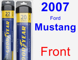 Front Wiper Blade Pack for 2007 Ford Mustang - Assurance