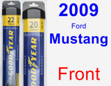 Front Wiper Blade Pack for 2009 Ford Mustang - Assurance