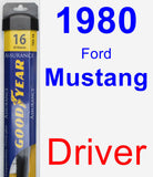 Driver Wiper Blade for 1980 Ford Mustang - Assurance