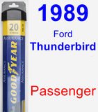 Passenger Wiper Blade for 1989 Ford Thunderbird - Assurance