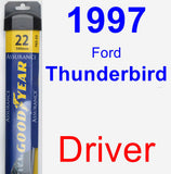 Driver Wiper Blade for 1997 Ford Thunderbird - Assurance