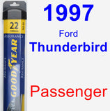 Passenger Wiper Blade for 1997 Ford Thunderbird - Assurance