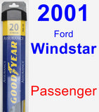 Passenger Wiper Blade for 2001 Ford Windstar - Assurance