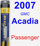 Passenger Wiper Blade for 2007 GMC Acadia - Assurance