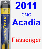 Passenger Wiper Blade for 2011 GMC Acadia - Assurance