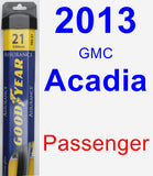 Passenger Wiper Blade for 2013 GMC Acadia - Assurance