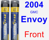 Front Wiper Blade Pack for 2004 GMC Envoy - Assurance