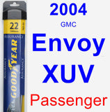 Passenger Wiper Blade for 2004 GMC Envoy XUV - Assurance