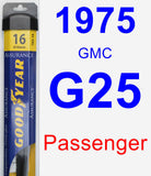 Passenger Wiper Blade for 1975 GMC G25 - Assurance