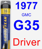 Driver Wiper Blade for 1977 GMC G35 - Assurance