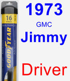 Driver Wiper Blade for 1973 GMC Jimmy - Assurance