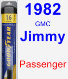 Passenger Wiper Blade for 1982 GMC Jimmy - Assurance