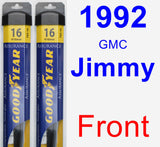 Front Wiper Blade Pack for 1992 GMC Jimmy - Assurance