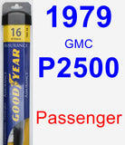 Passenger Wiper Blade for 1979 GMC P2500 - Assurance