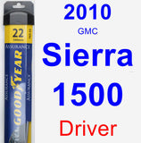 Driver Wiper Blade for 2010 GMC Sierra 1500 - Assurance