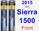 Front Wiper Blade Pack for 2015 GMC Sierra 1500 - Assurance