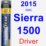 Driver Wiper Blade for 2015 GMC Sierra 1500 - Assurance