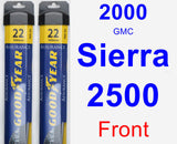 Front Wiper Blade Pack for 2000 GMC Sierra 2500 - Assurance