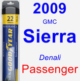 Passenger Wiper Blade for 2009 GMC Sierra - Assurance