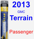 Passenger Wiper Blade for 2013 GMC Terrain - Assurance