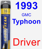 Driver Wiper Blade for 1993 GMC Typhoon - Assurance