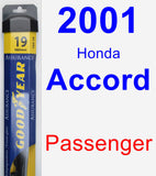 Passenger Wiper Blade for 2001 Honda Accord - Assurance