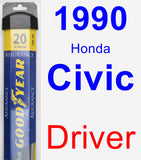 Driver Wiper Blade for 1990 Honda Civic - Assurance