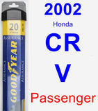 Passenger Wiper Blade for 2002 Honda CR-V - Assurance