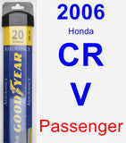 Passenger Wiper Blade for 2006 Honda CR-V - Assurance