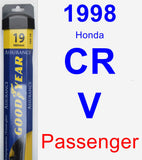 Passenger Wiper Blade for 1998 Honda CR-V - Assurance