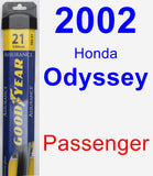 Passenger Wiper Blade for 2002 Honda Odyssey - Assurance