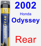 Rear Wiper Blade for 2002 Honda Odyssey - Assurance