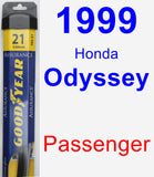 Passenger Wiper Blade for 1999 Honda Odyssey - Assurance