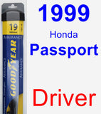 Driver Wiper Blade for 1999 Honda Passport - Assurance