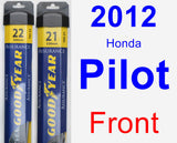 Front Wiper Blade Pack for 2012 Honda Pilot - Assurance