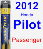 Passenger Wiper Blade for 2012 Honda Pilot - Assurance