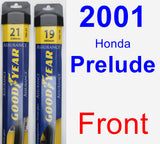 Front Wiper Blade Pack for 2001 Honda Prelude - Assurance