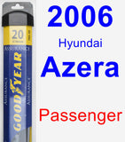 Passenger Wiper Blade for 2006 Hyundai Azera - Assurance