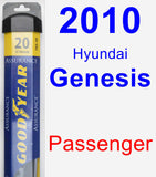 Passenger Wiper Blade for 2010 Hyundai Genesis - Assurance