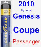 Passenger Wiper Blade for 2010 Hyundai Genesis Coupe - Assurance