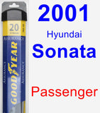 Passenger Wiper Blade for 2001 Hyundai Sonata - Assurance