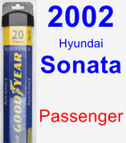 Passenger Wiper Blade for 2002 Hyundai Sonata - Assurance