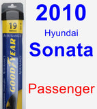 Passenger Wiper Blade for 2010 Hyundai Sonata - Assurance