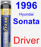 Driver Wiper Blade for 1996 Hyundai Sonata - Assurance