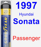 Passenger Wiper Blade for 1997 Hyundai Sonata - Assurance