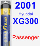 Passenger Wiper Blade for 2001 Hyundai XG300 - Assurance