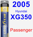 Passenger Wiper Blade for 2005 Hyundai XG350 - Assurance