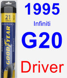 Driver Wiper Blade for 1995 Infiniti G20 - Assurance