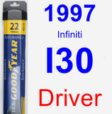 Driver Wiper Blade for 1997 Infiniti I30 - Assurance